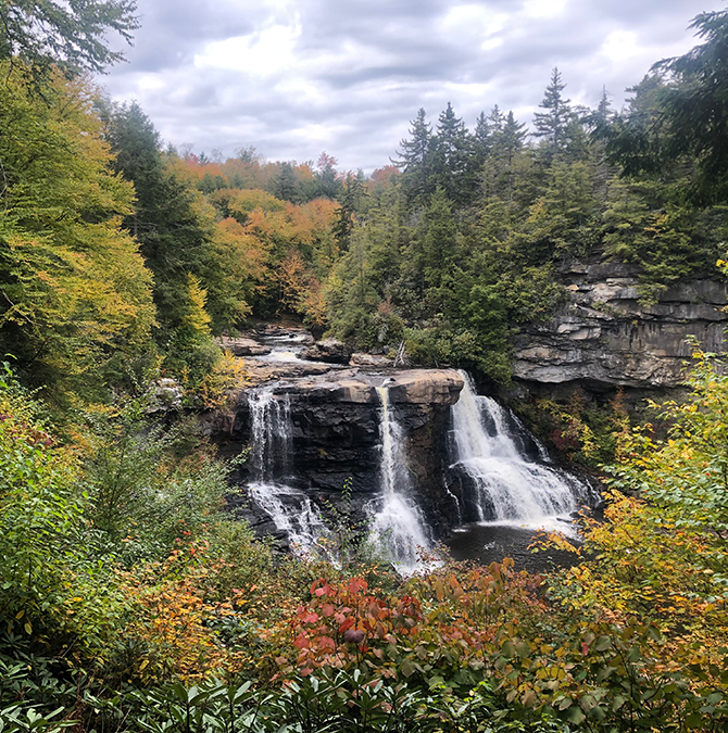 Blackwater Falls in the fall